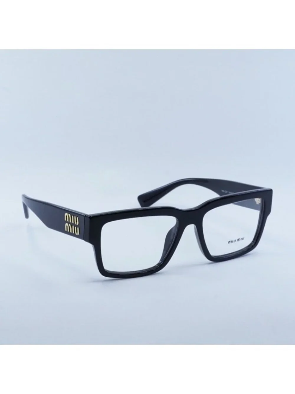 Miu Miu MU02XV 1AB1O1 Eyeglasses Black 54mm Rectangle Frame